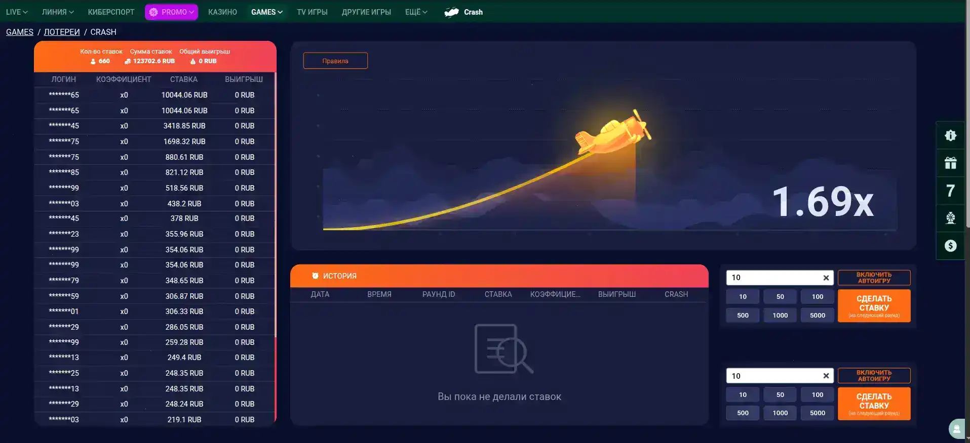 Мобильная версия Вулкан Рич казино на телефоне
